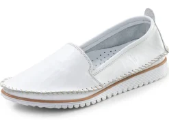 Andrea Conti, klassische Damen-Slipper, Weite G, mit herausnehmbarem Fußbett