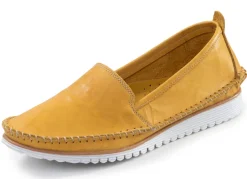 Andrea Conti, klassische Damen-Slipper, Weite G, mit herausnehmbarem Fußbett