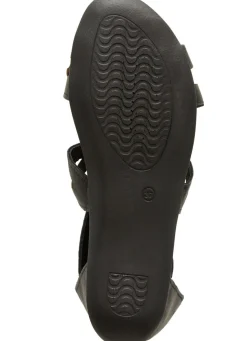 Andrea Conti, modische Damen-Sandalen, aus Leder