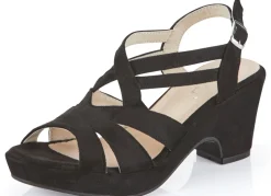 Andrea Conti, modische Damen-Sandaletten, mit verstellbarem Fersenriemchen