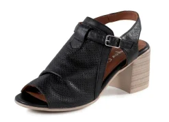 Andrea Conti Sandalette mit Zier-Perforation