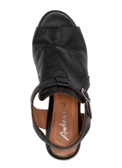 Andrea Conti Sandalette mit Zier-Perforation