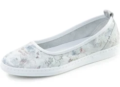 Andrea Conti, schicke Damen-Ballerinas, Weite G, mit herausnehmbarem Fußbett