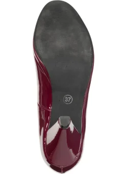 Andrea Conti, schicke Damen-Pumps, aus glänzendem Lackmaterial