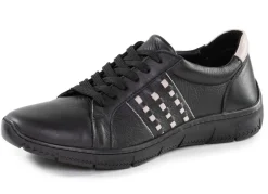 Andrea Conti Schnürschuh aus Nappaleder mit Kontrastdurchzügen