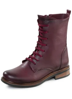 Andrea Conti Schnür-Stiefelette aus Rind-Nappaleder