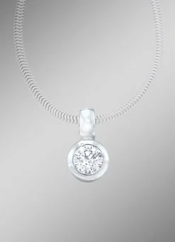 Anhänger aus Weißgold mit Brillant