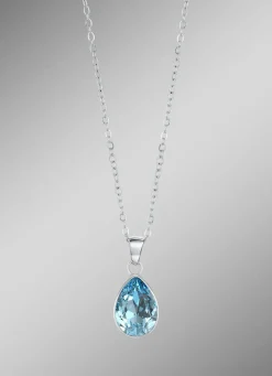 Anhänger mit Swarovski®-Kristall und Ankerkette