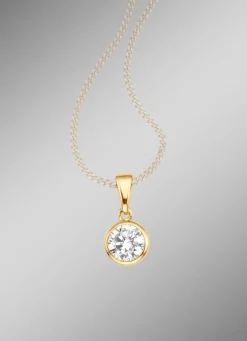 Anhänger mit synth. Zirkonia