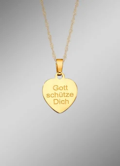 Anhänger Schutzengel mit Diamantschnitt