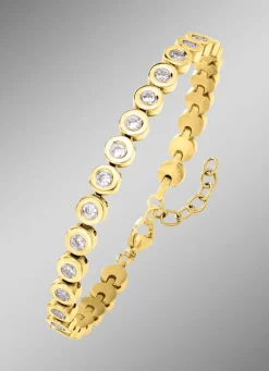 Armband aus Titan mit synth. Zirkonia