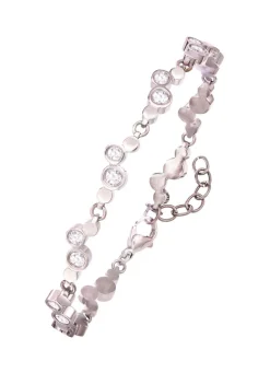 Armband aus Titan mit synth. Zirkonia