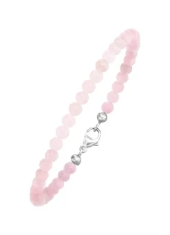 Armband mit echtem Rosenquarz