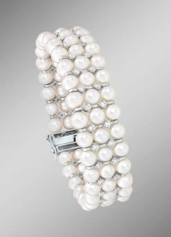 Armband mit Süßwasser-Zuchtperlen