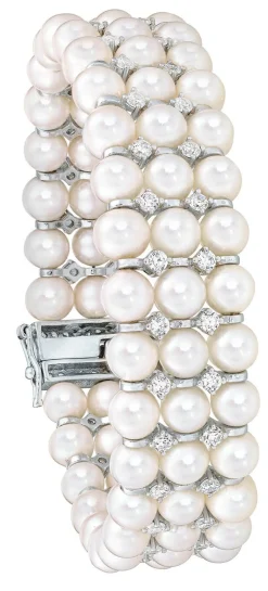 Armband mit Süßwasser-Zuchtperlen