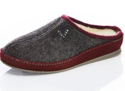 Atmungsaktive Damen-Hausschuhe, mit Schurwolle