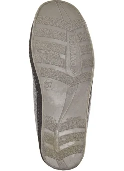 Atmungsaktive Damen-Hausschuhe, mit Reißverschluss