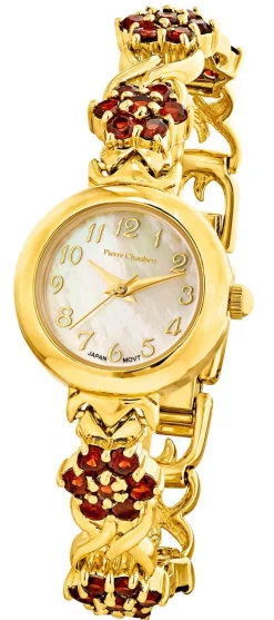 Auffallende Quartz-Damenuhr der Marke Pierre Chaubert