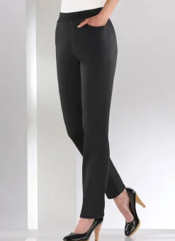 Bauchweg-Jeans in Schlupfform