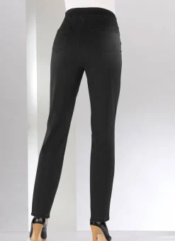 Bauchweg-Jeans in Schlupfform