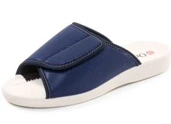 Bequeme Damen-Hausschuhe, Weite H, mit Klettverschluss