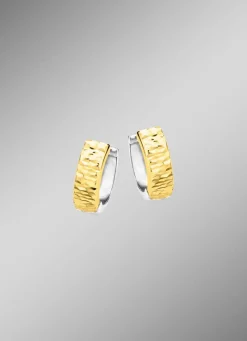 Bicolor-Klappcreolen