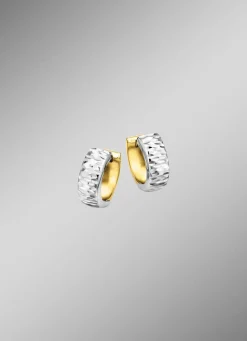 Bicolor-Klappcreolen