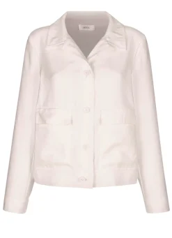 Blazer in Leinen-Optik