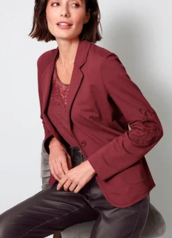 Blazer mit hübscher Stickerei