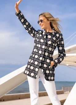 Blazer mit interessanter Ausschnittlösung