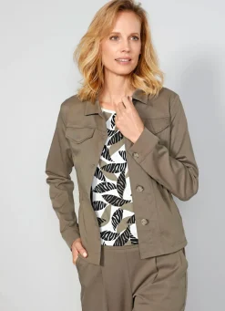 Blazer mit Schubtaschen