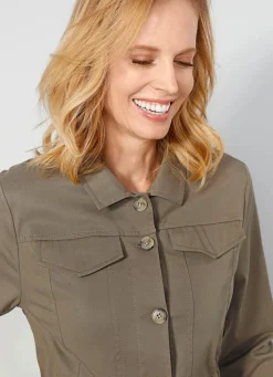 Blazer mit Schubtaschen