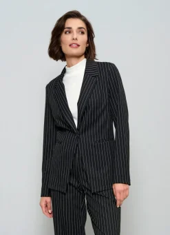 Blazer mit Streifendessin