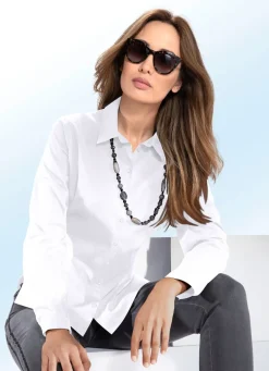 Bluse mit Hemdkragen