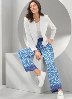 Blusenblazer mit Schulterpolstern