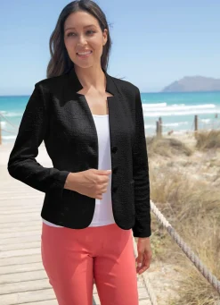 Blusenblazer mit Schulterpolstern