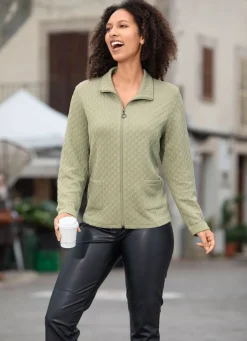 Blusenjacke mit aufgesetzten Taschen