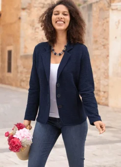 Blusenjacke mit Knopfleiste