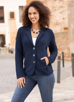 Blusenjacke mit Knopfleiste