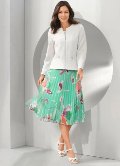 Blusenjacke mit Reißverschluss