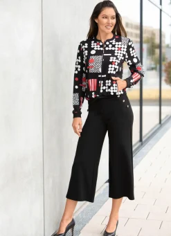 Blusenjacke mit Rippenstrick