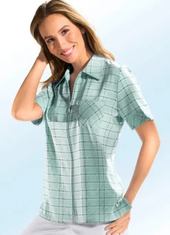 Blusenjacke mit Schulterpolstern