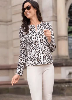 Blusenjacke mit Stehkragen