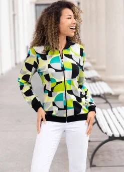 Blusenjacke mit tollem Druck