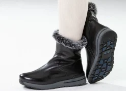 Caprice, gefütterte Damen-Stiefeletten, Winterschuhe, Weite H, mit herausnehmbarem Fußbett