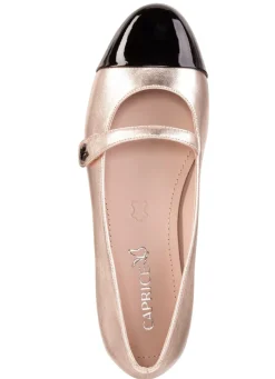 Caprice, schicke Damen-Ballerinas, Weite G, mit herausnehmbarem Fußbett