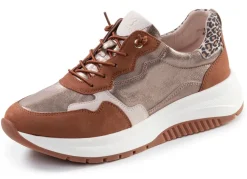 Caprice, trendige Damen-Sneaker, Weite G, mit herausnehmbarem Fußbett