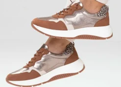 Caprice, trendige Damen-Sneaker, Weite G, mit herausnehmbarem Fußbett