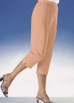 Caprihose mit praktischen Seitentaschen in 10 Farben