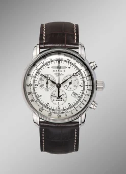 Chronograph mit Lederband